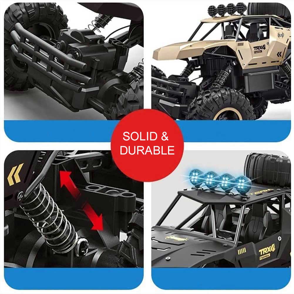 6-årsjubileums-RC-monstertruck – Terrängbil i skala 1/12 med avancerad 2,4 GHz-teknik och hög hastighet