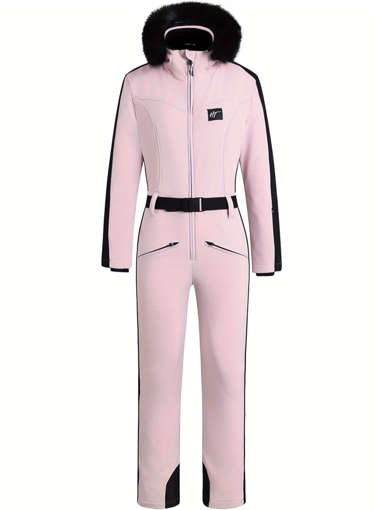 Vattentät Skid-eller Snowboarddräkt Jumpsuit Dam 439 | Jumpsuit med varma färger och detaljer - Essential - Nikkky