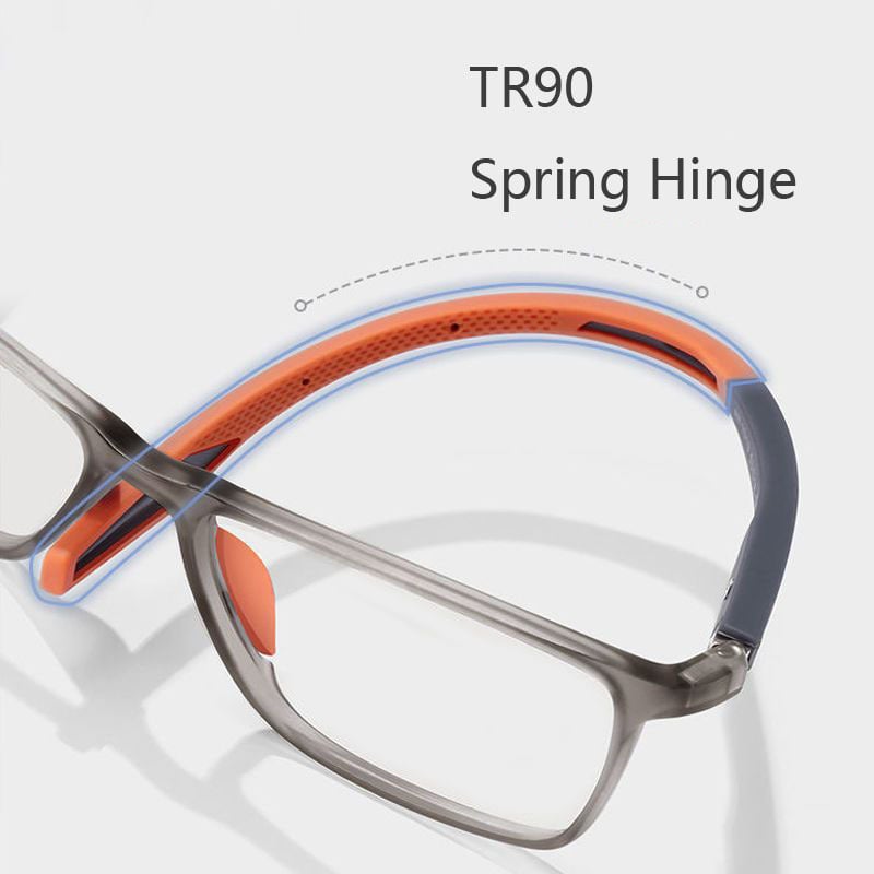 Ultralätta multifocal läsglasögon for män och kvinnor - högkvalitativt polykarbonat - för när och fjärran - väggklocka