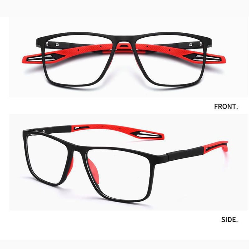 Ultralätta multifocal läsglasögon for män och kvinnor - högkvalitativt polykarbonat - för när och fjärran - väggklocka