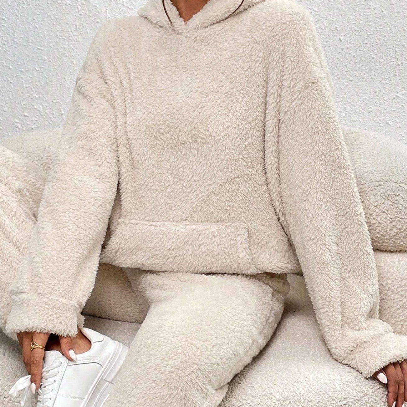Teddy Hooded Housesuit 724 | Ultra-Comfortable Housesuit - Soft & Warm for Home - Essential