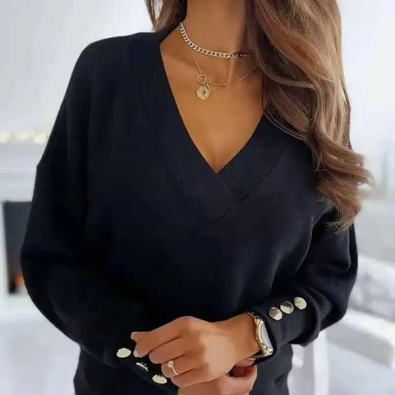 Stijlvolle Blouse met V-hals - Visconte