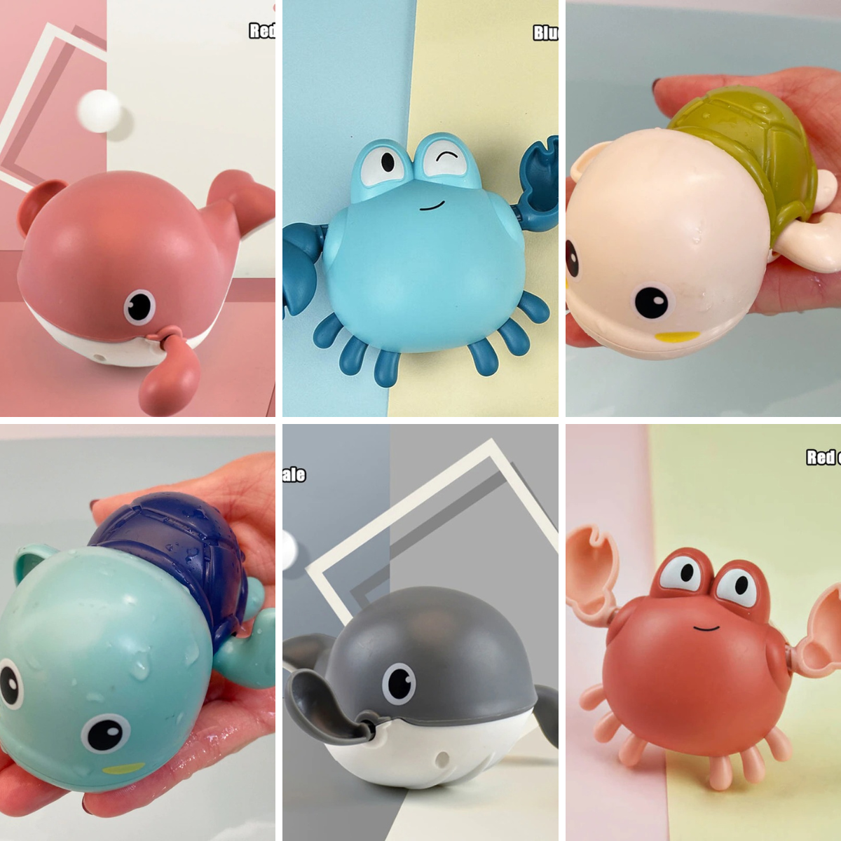 Bath Buddies™ - Endless Bath Fun! - Swimming Sea Creatures
