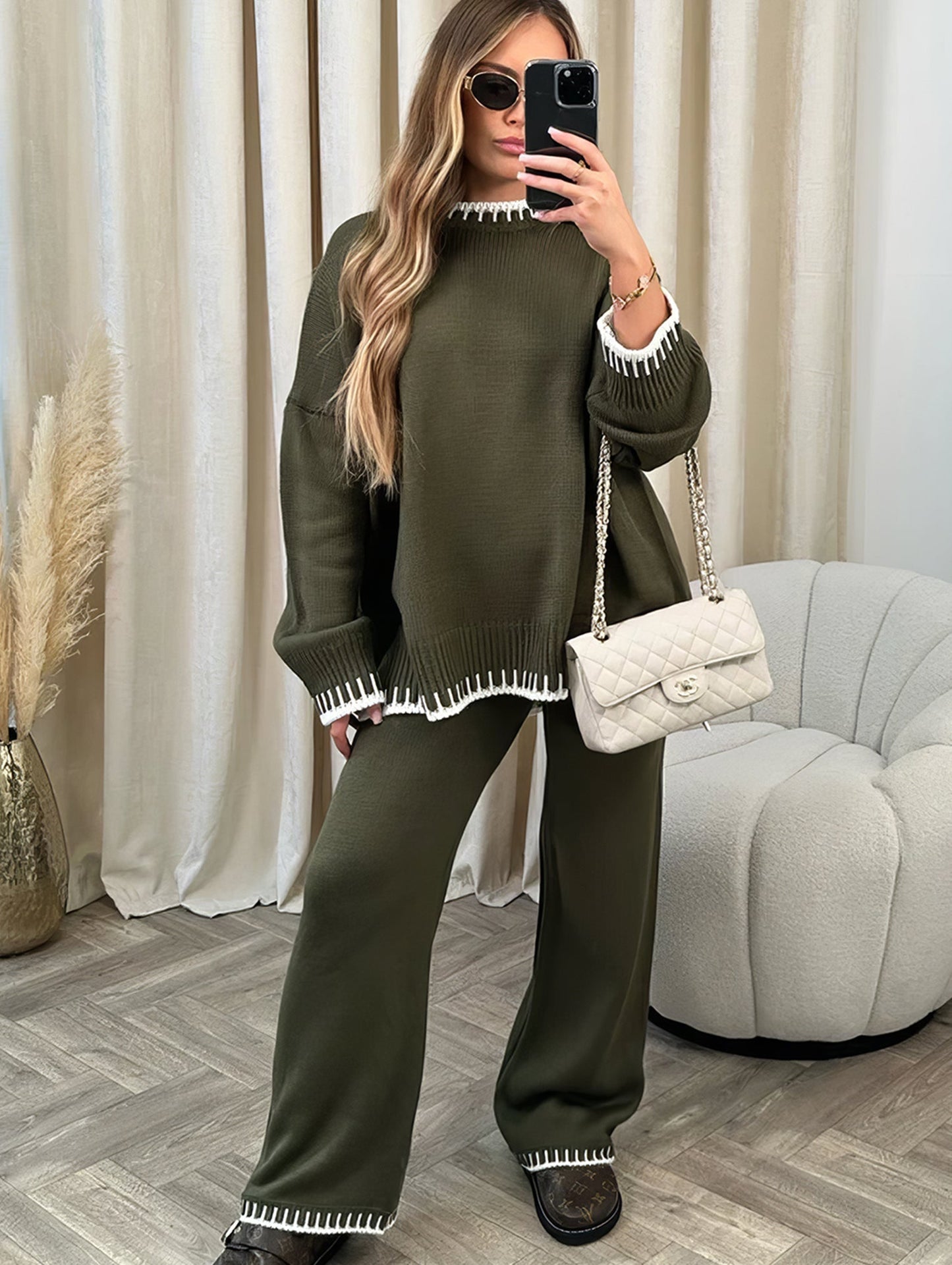 Comfy 2 Piece Set 184 | Luxury Set for Comfort - Ideal for Home & Loungewear - Essential