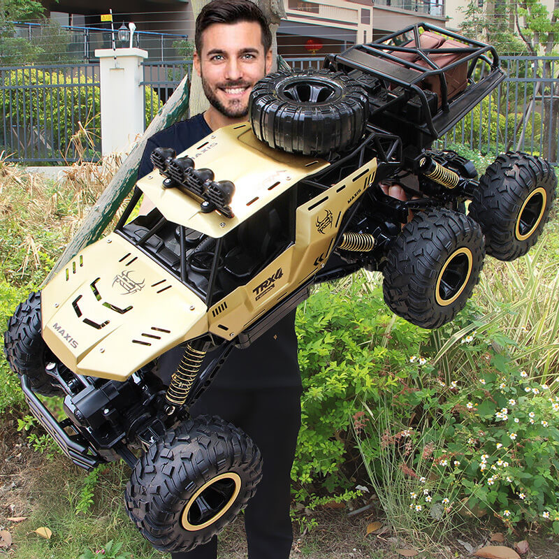 6-årsjubileums-RC-monstertruck – Terrängbil i skala 1/12 med avancerad 2,4 GHz-teknik och hög hastighet