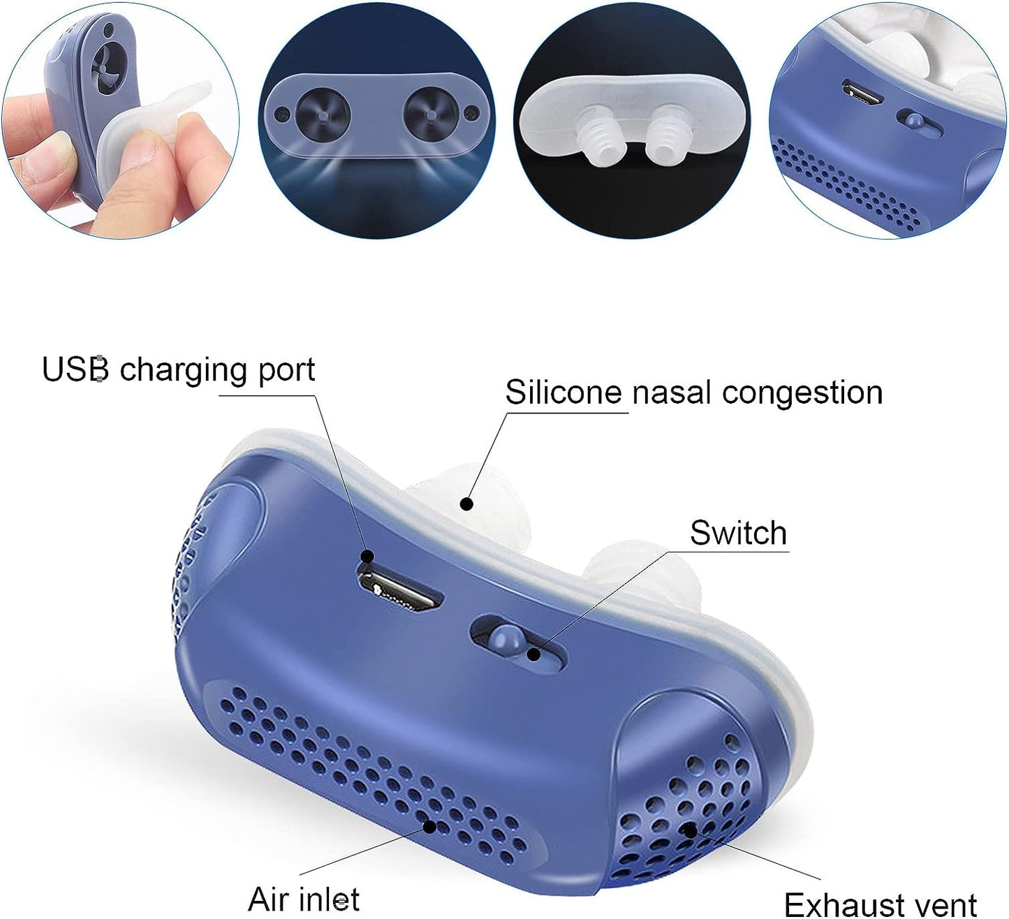 Micro CPAP somnapnéapparat för resor & anti-snarkning - CPAP alternativ
