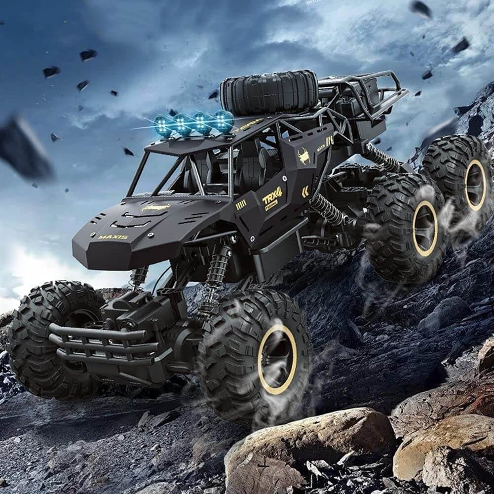 6-årsjubileums-RC-monstertruck – Terrängbil i skala 1/12 med avancerad 2,4 GHz-teknik och hög hastighet