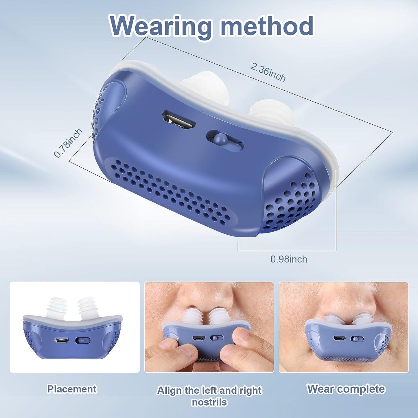 Micro CPAP somnapnéapparat för resor & anti-snarkning - CPAP alternativ