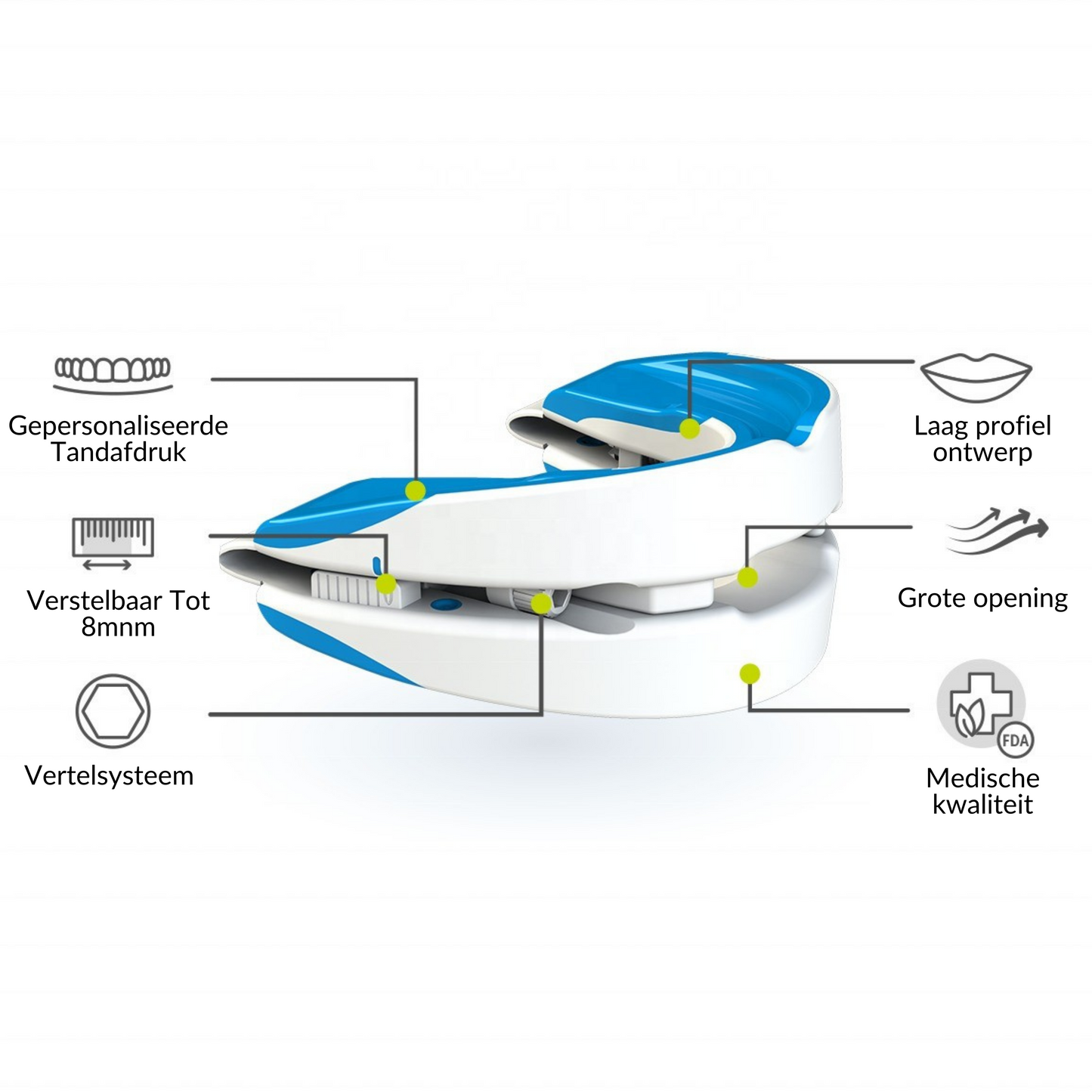 Anti-snark galgar | Lätt att använda och förstklassig komfort