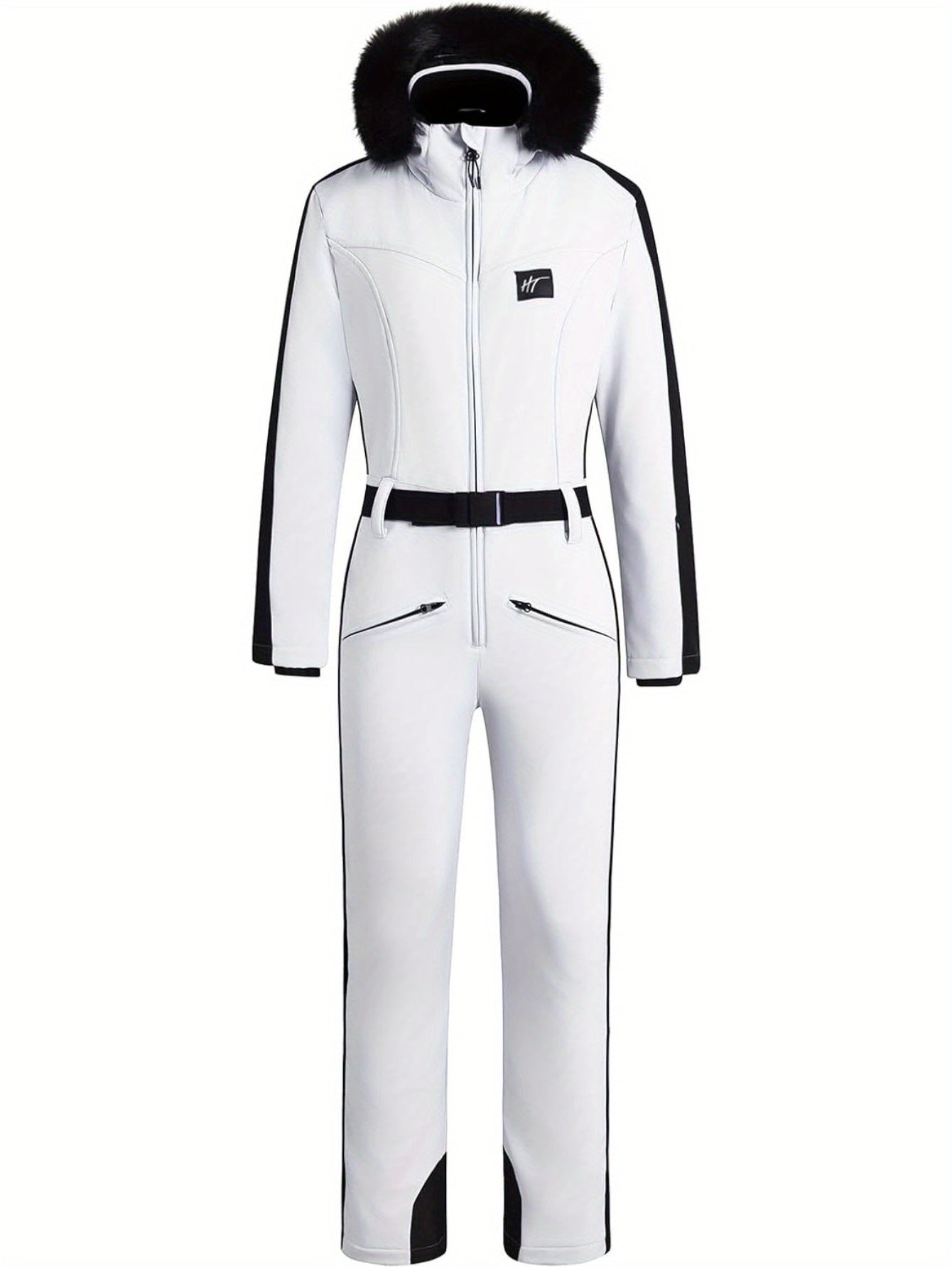 Vattentät Skid-eller Snowboarddräkt Jumpsuit Dam 439 | Jumpsuit med varma färger och detaljer - Essential - Nikkky