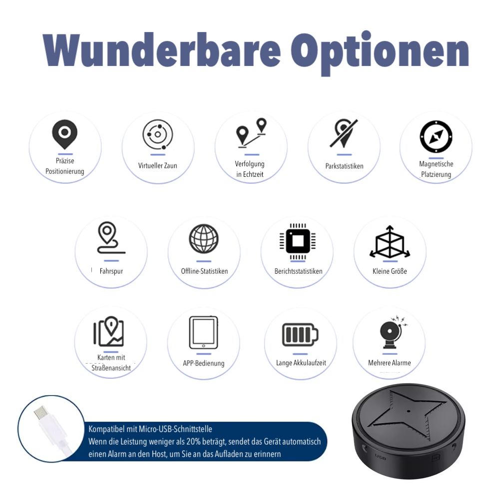 Säkert spår | Magnetisk mini-GPS-spårare för Ford