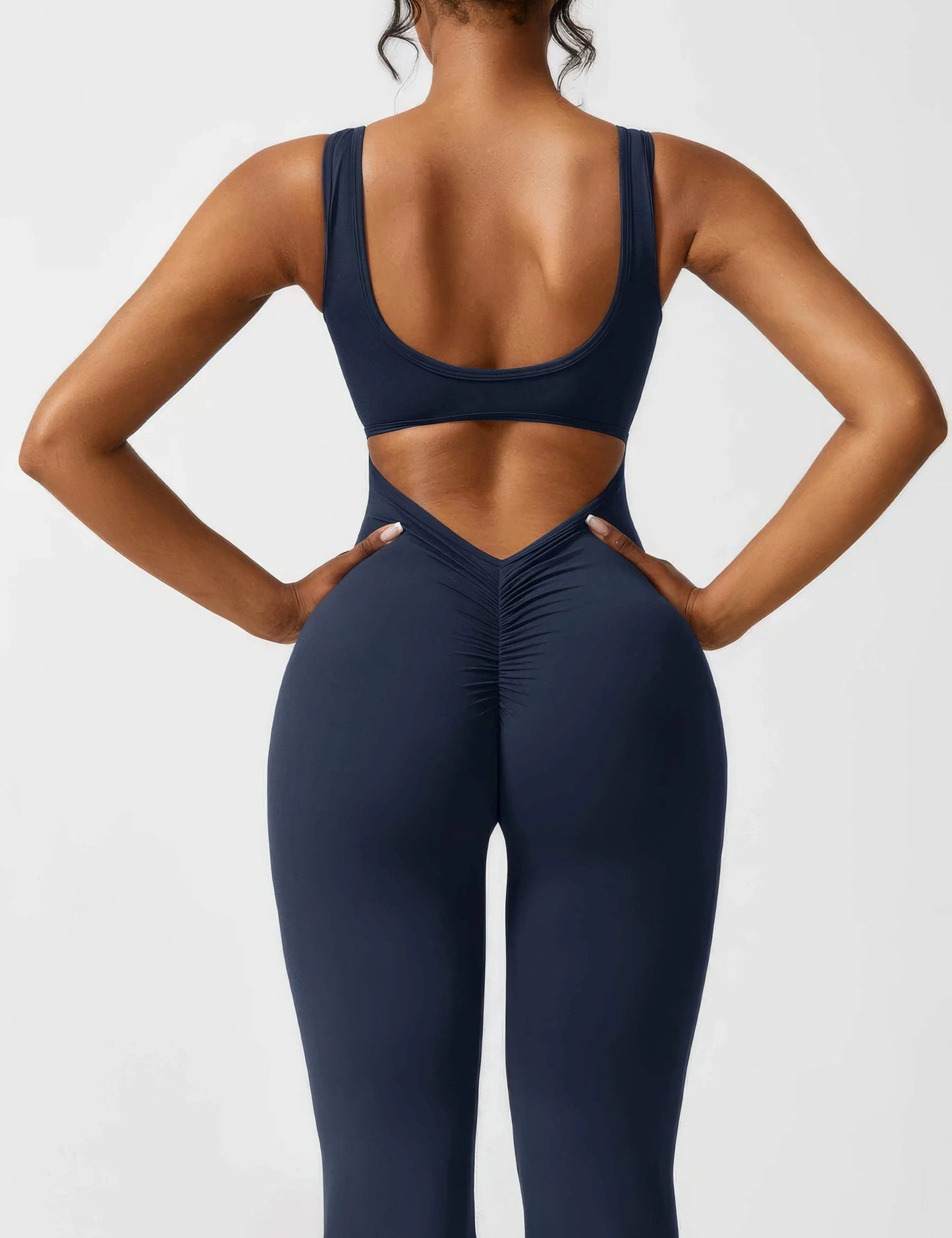 Dames Jumpsuit met Uitlopende Pijpen - Visconte