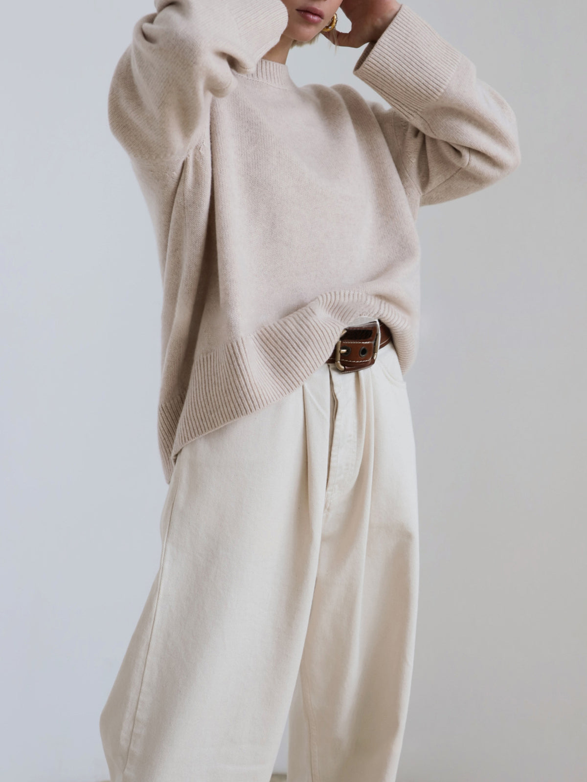 Candyfloss | Oversized Pullover Tröja/Tröja Härlig vintertröja