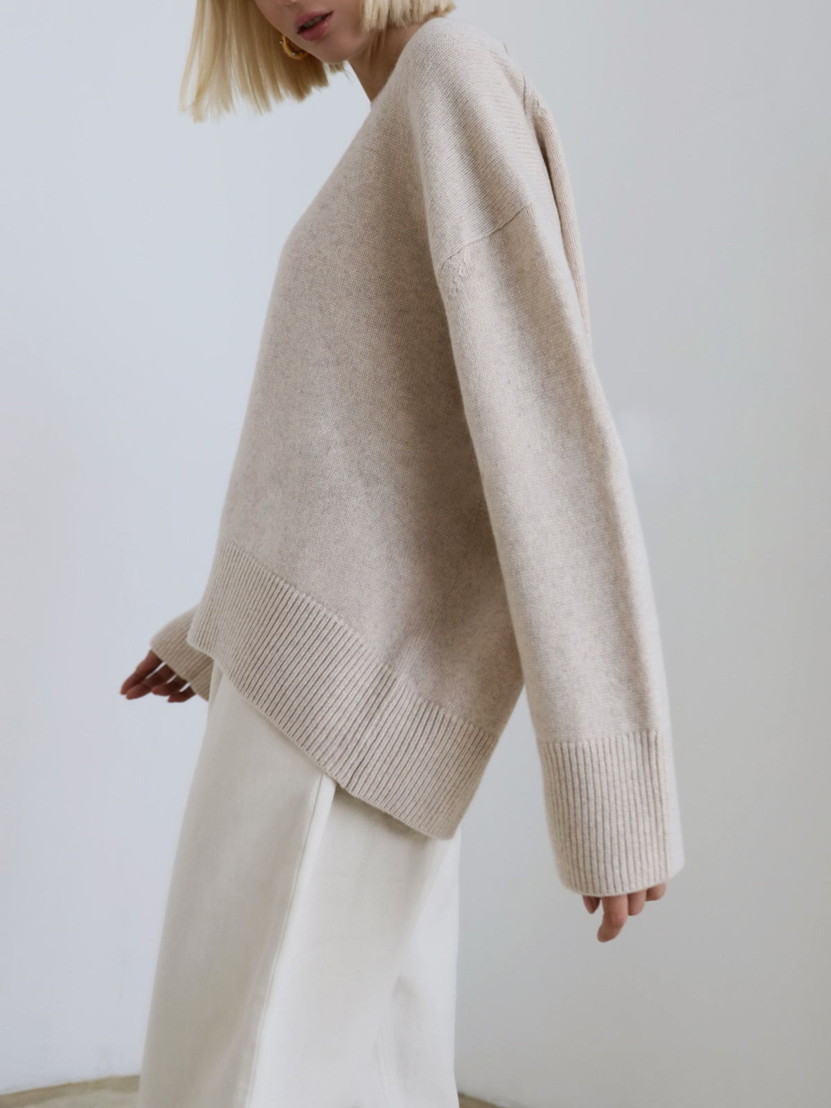 Candyfloss | Oversized Pullover Tröja/Tröja Härlig vintertröja