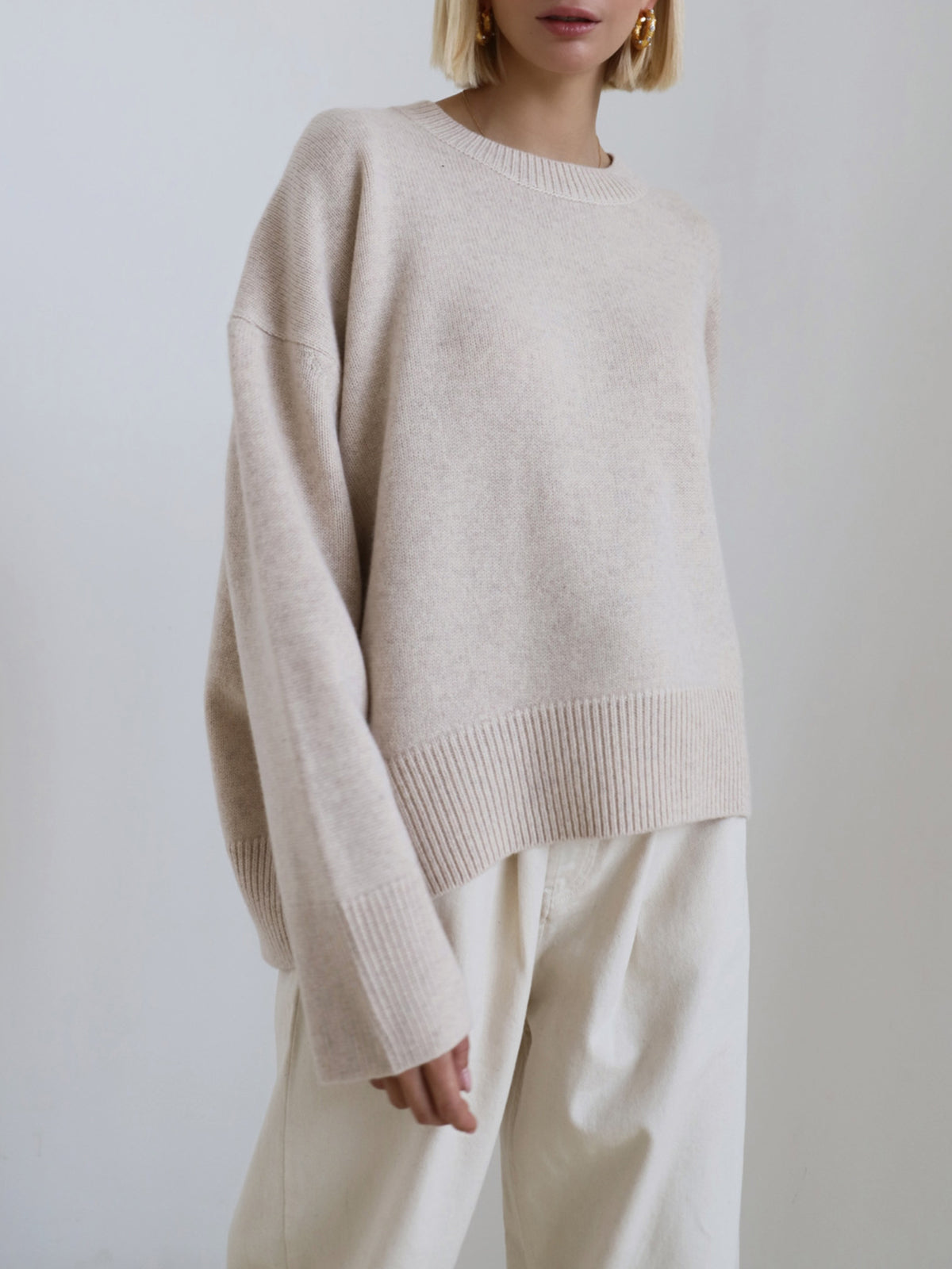 Candyfloss | Oversized Pullover Tröja/Tröja Härlig vintertröja
