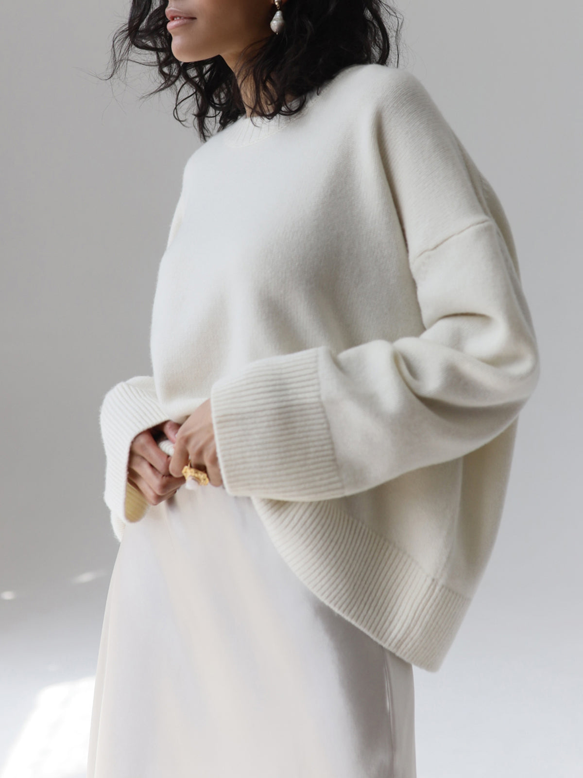 Candyfloss | Oversized Pullover Tröja/Tröja Härlig vintertröja