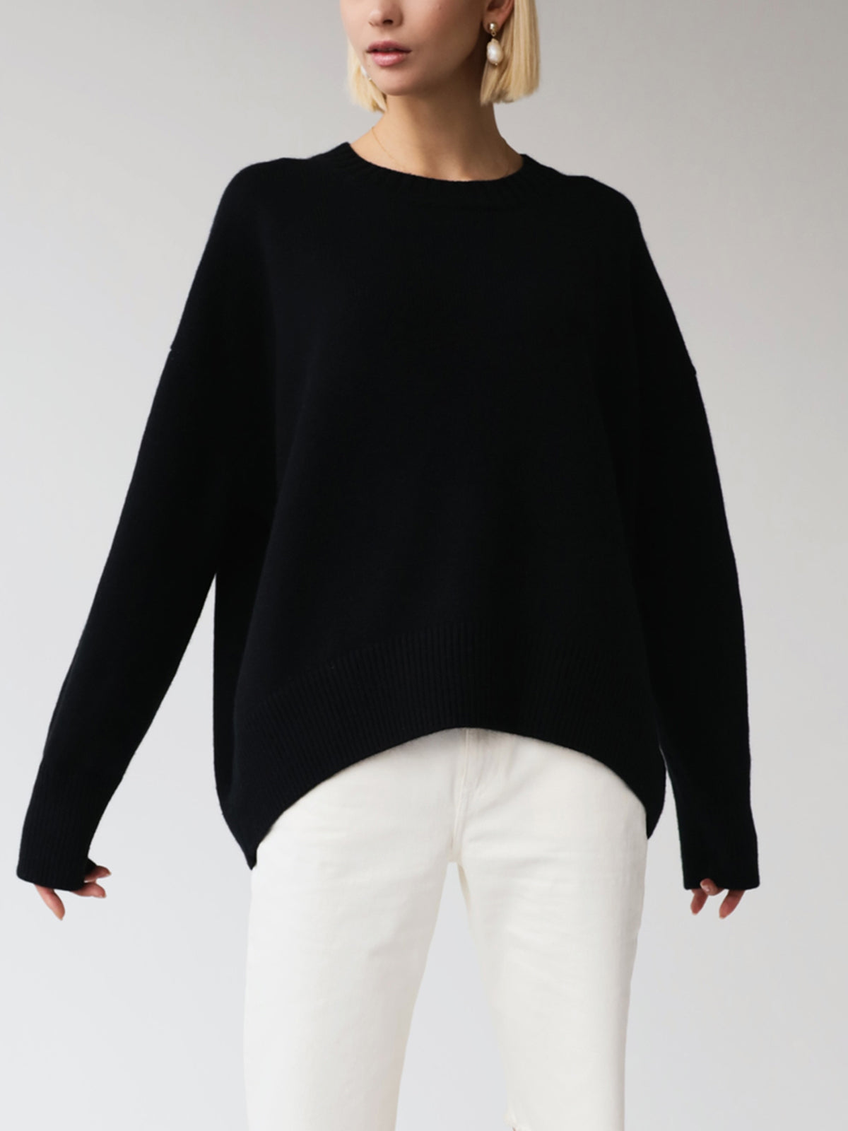 Candyfloss | Oversized Pullover Tröja/Tröja Härlig vintertröja