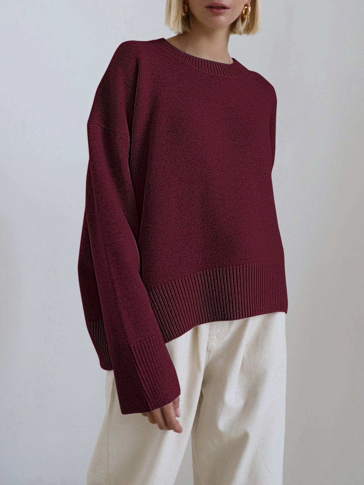 Candyfloss | Oversized Pullover Tröja/Tröja Härlig vintertröja