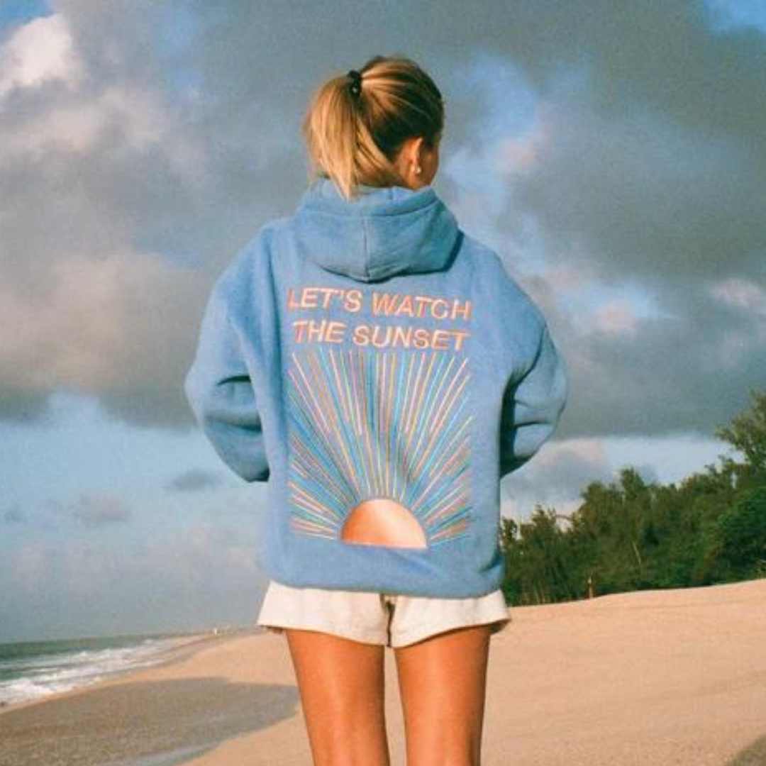 Hoodie Dam, Snygg Hoodie | Med boxtäver - Bekvämt - Perfekt för alla tillfall