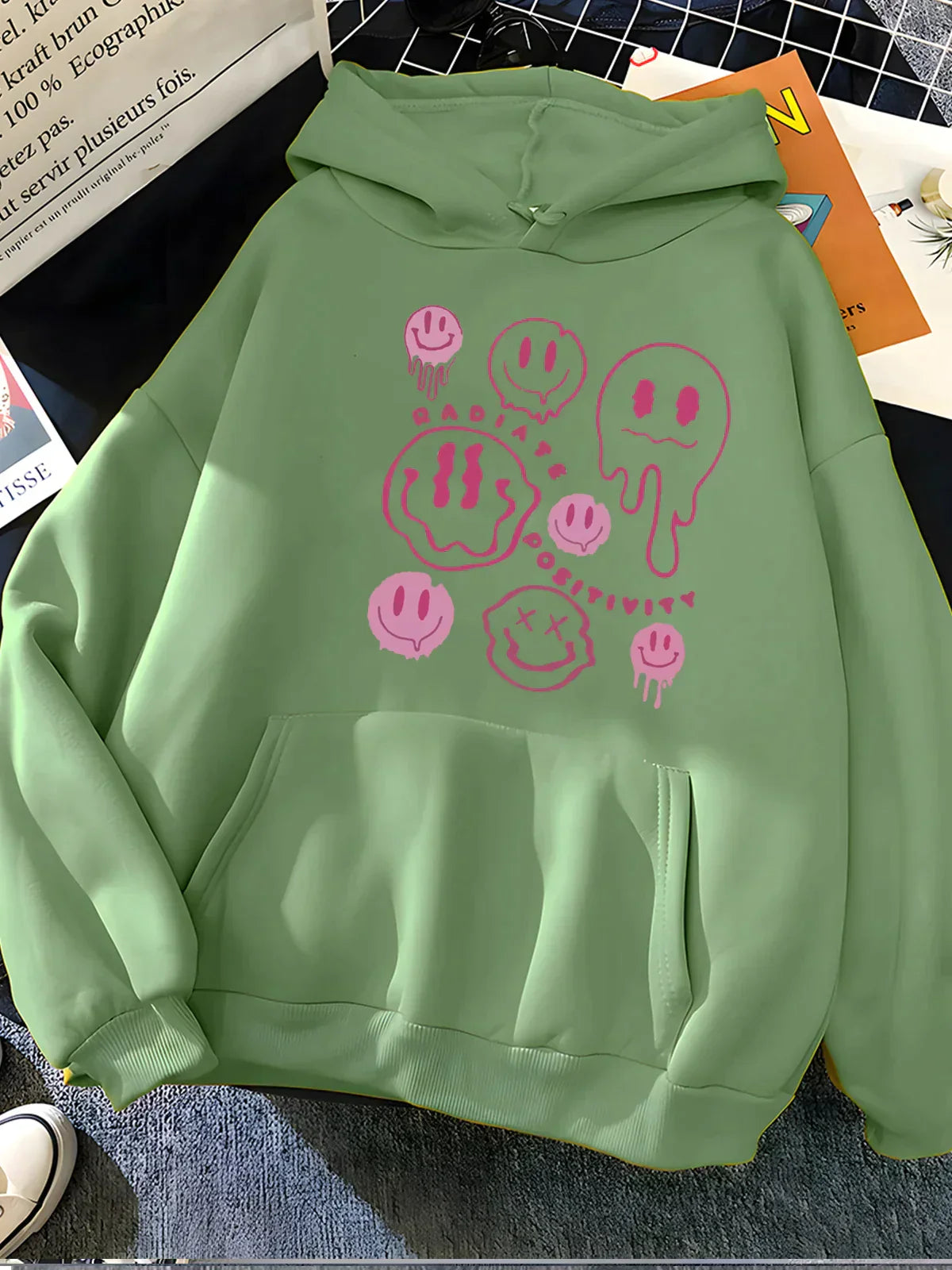 Hoodie Dam, Statement Hoodie | 100% bombull - Bekväm - Perfekt för långa dagar