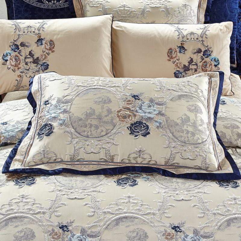 Orientalisque jacquard lyxiga sängkläder set - egyptisk bombull | Detaljerad Jacquard Design - Elegant men ändå elegant