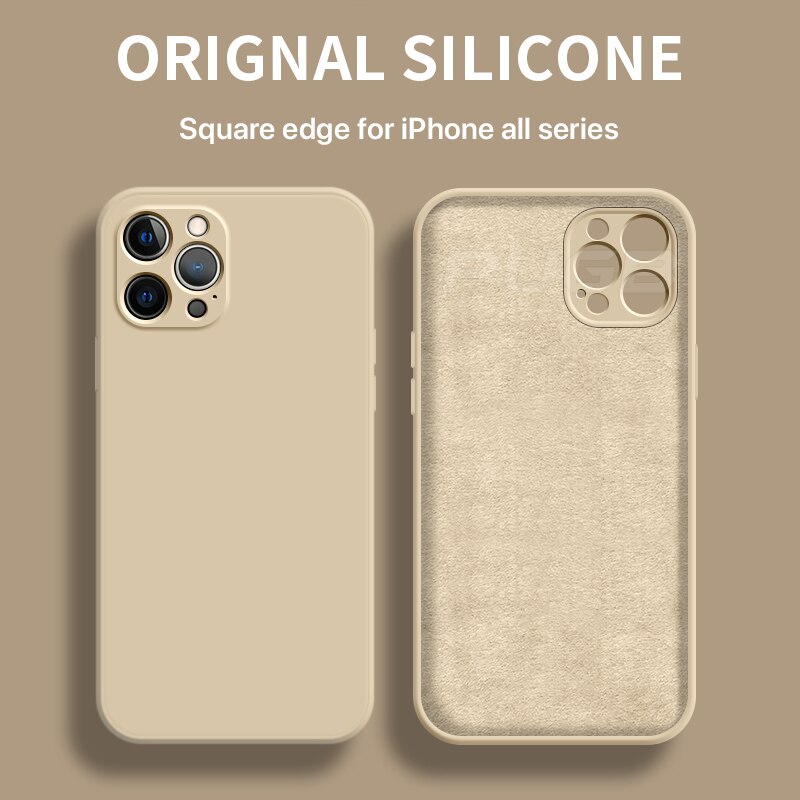 Vardi Dante™ Liquid Silicone Case™ | Mjukt skyddsfodral för iPhone 11, 12 och 13