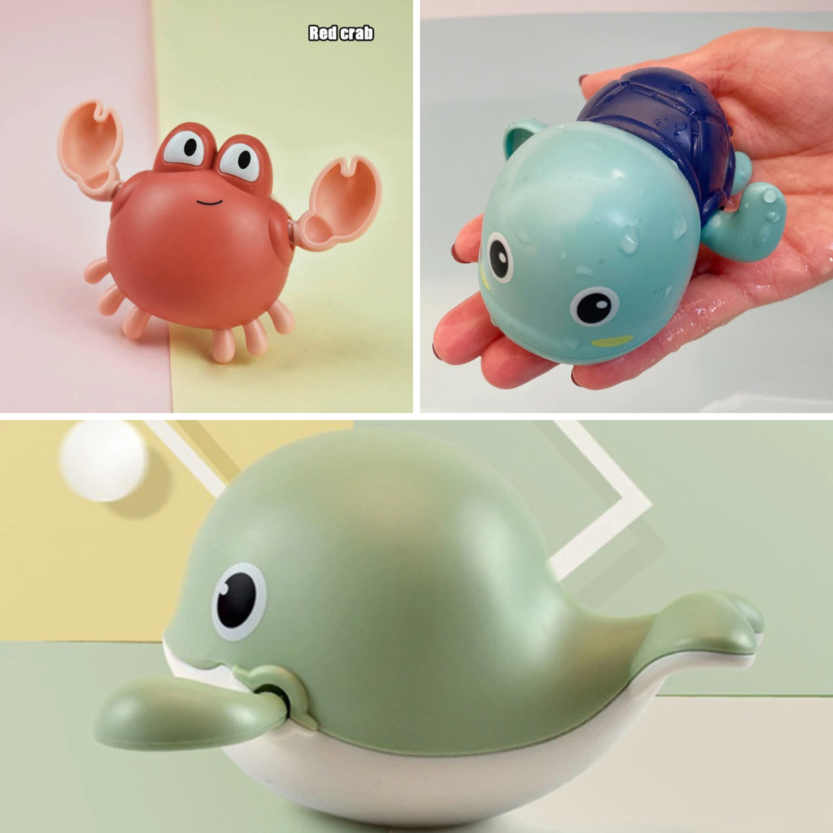 Bath Buddies™ - Endless Bath Fun! - Swimming Sea Creatures
