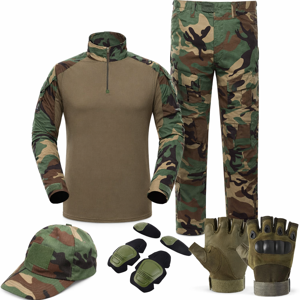 Tactische Uniform Pakken Militaire Outdoor Camouflage Pak Jacht Shirts Broek Vis Training Airsoft Paintball Kleding Sets