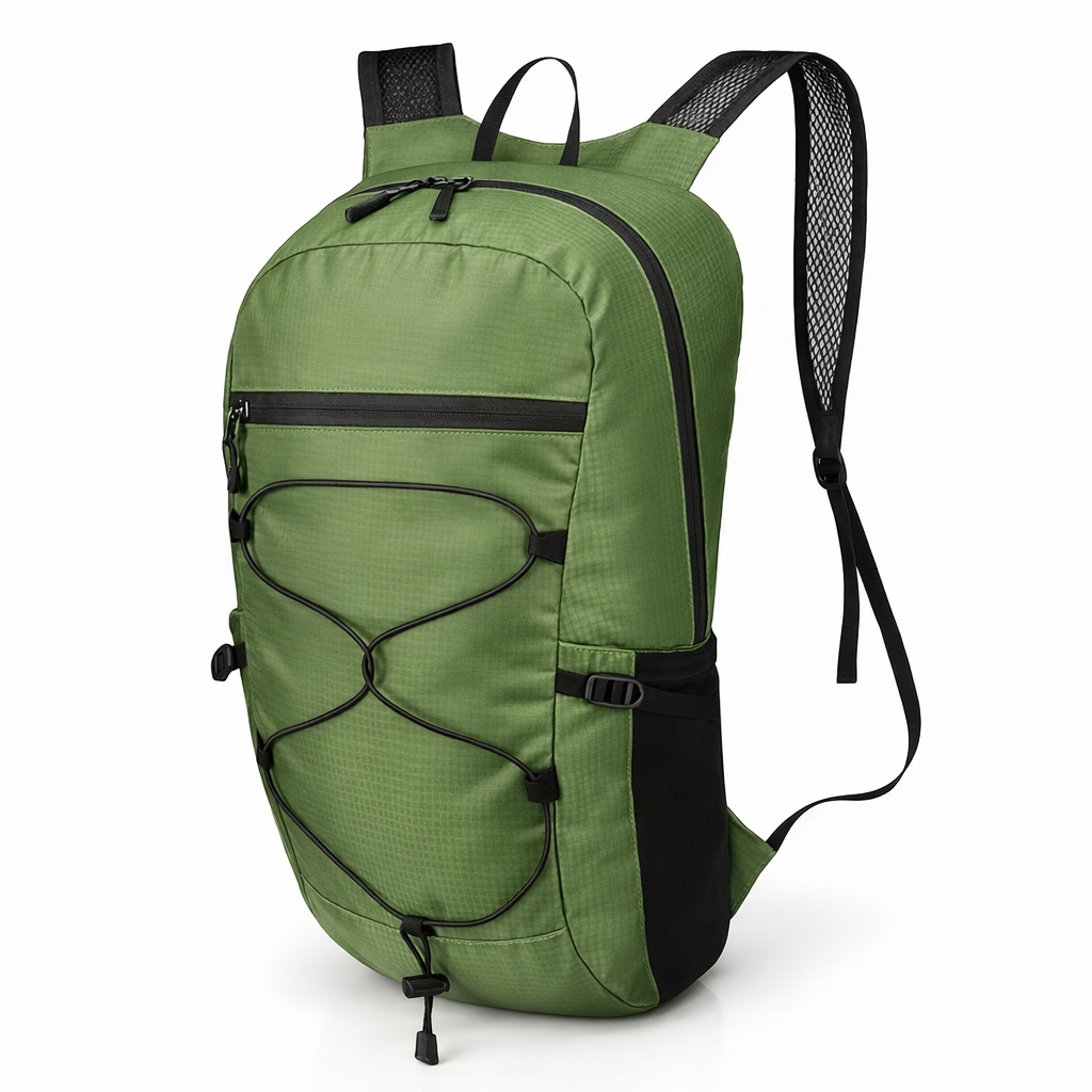 Ultra-Lightweight Foldable Backpack, Compact And Portable Outdoor Sports Backpack, Suitable for Hiking, Cycling, Travel, Business Trips, Commuting, And Fitness, Featuring Shock-Absorbing Breathable Shoulder Straps And Quick Folding for Easy Carrying