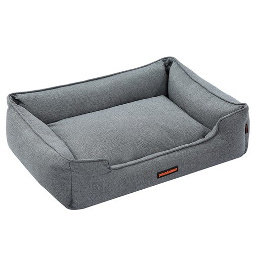 flock hundar | Ortoped disk fortfarande i full längd i Cool Gray