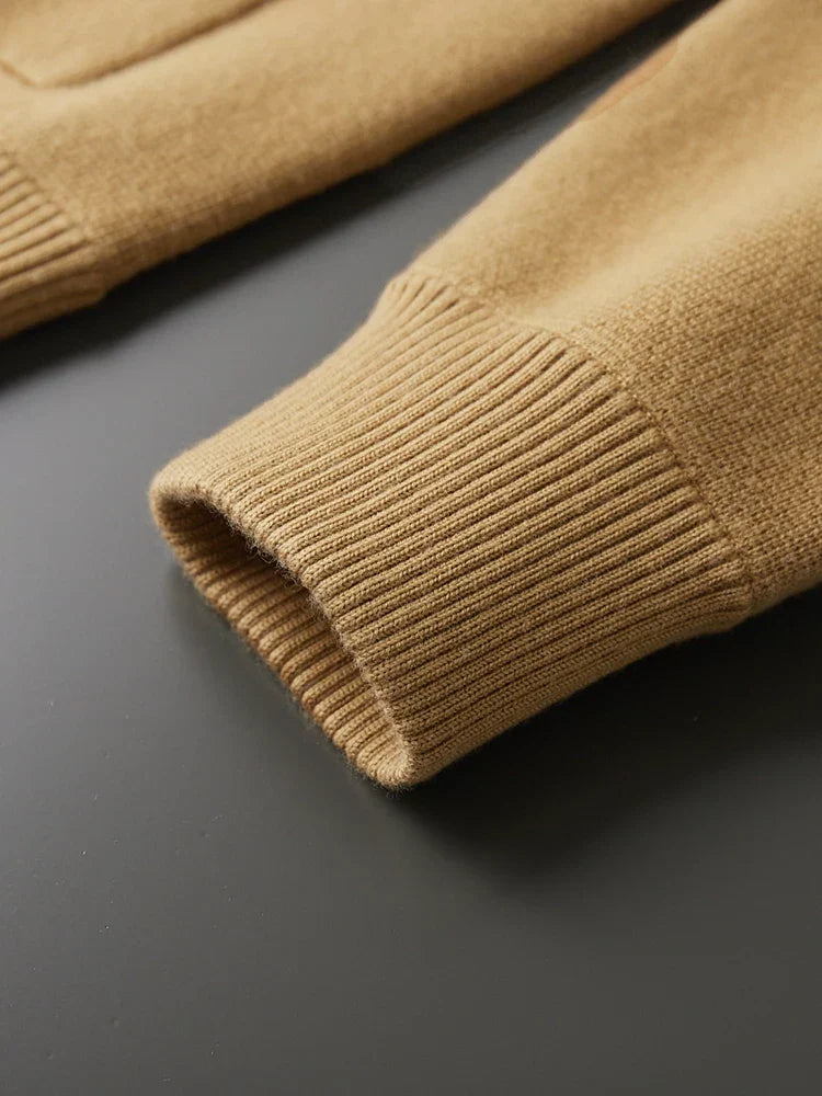Ullkofta with pikekrage | Material of high quality - Varmt och mysigt - Höst - Perfekt for formella och informella tillfällen