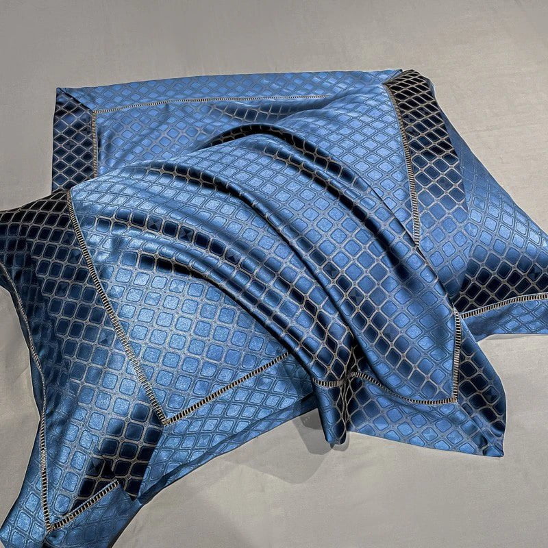 Royale Diamond påskkakset - Egyptisk bombull | Premium egyptisk bombull - Deep Blue Shade - Lyxig och för ultimat komfort