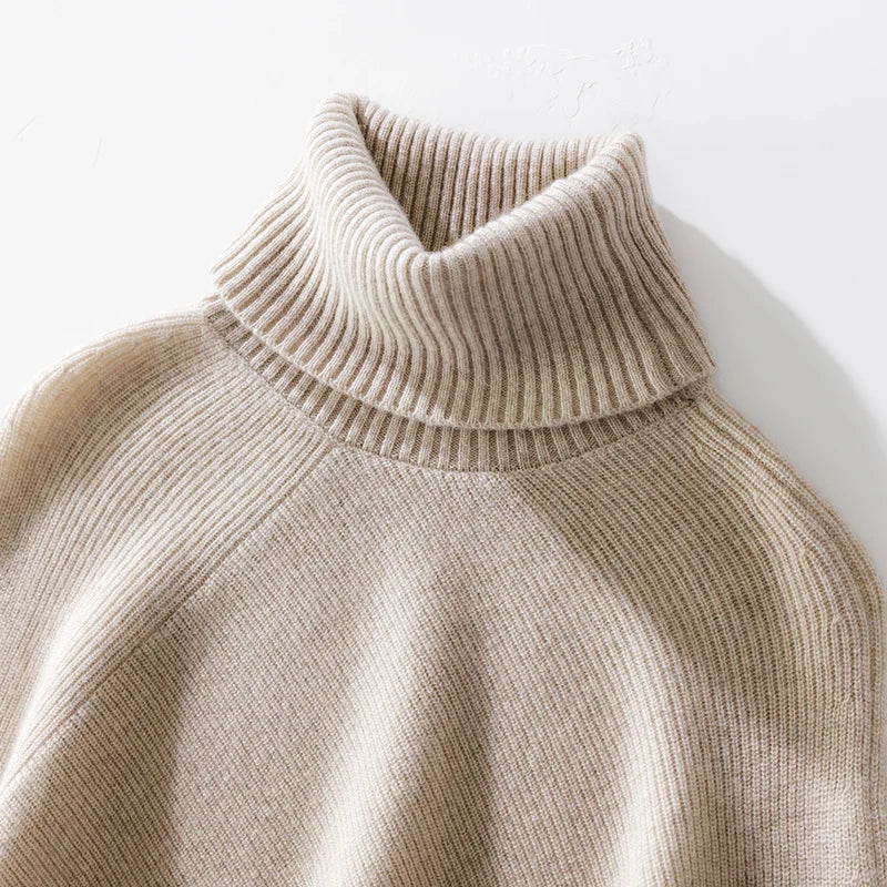 Turtleneck Tröja Dam, Elegant Tröja | Klassisk - Bekväm - Perfekt för formella tillfällen