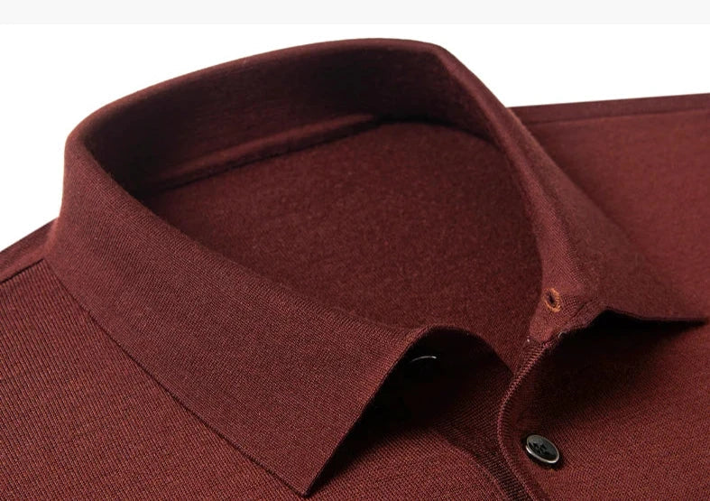 Slim fit hösttröja i ull | Material of high quality - Varmt och mysigt - höst - Perfekt for formella och informella tillfällen