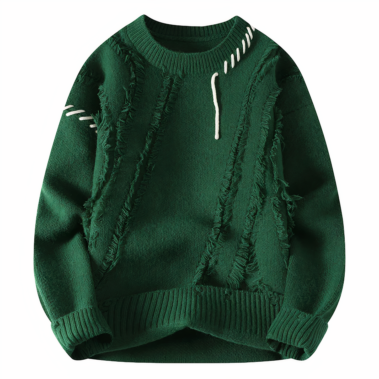 Tröja Herr, Patchwork Tröja | Snygg - Bekväm - Perfekt för hem/vinter