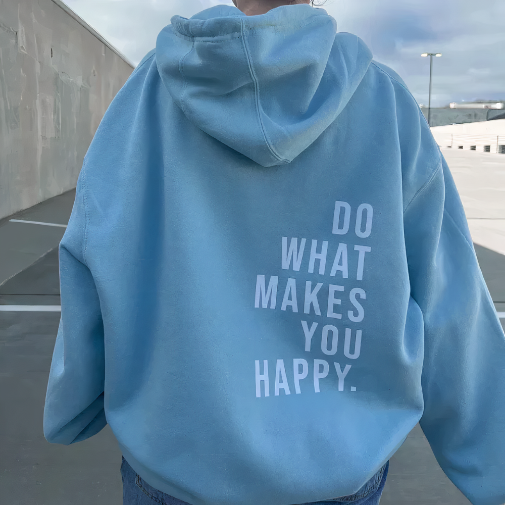 Hoodie Dam, Statement Hoodie | 100% bombull - Bekväm - Perfekt för långa dagar