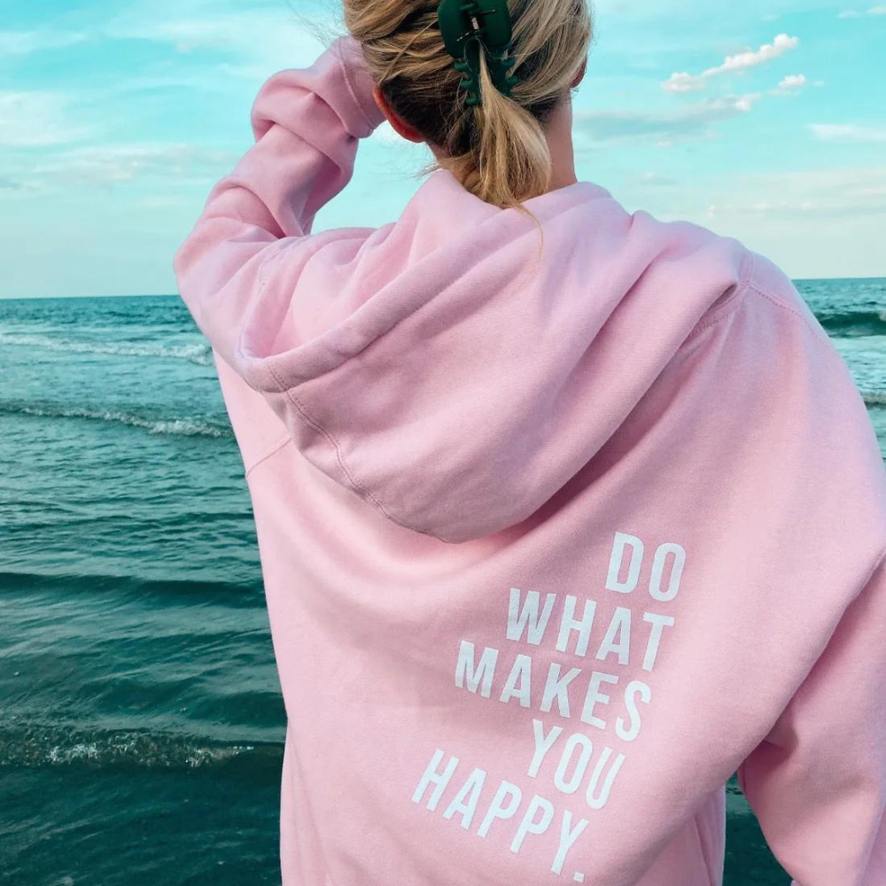 Hoodie Dam, Statement Hoodie | 100% bombull - Bekväm - Perfekt för långa dagar