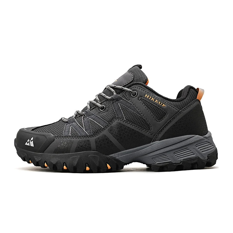 HIKEUP Ademende demping Antislip-sneakers Wandelschoenen voor heren Hardlooptrekkingsneakers Outdoor bergsportschoenen voor heren