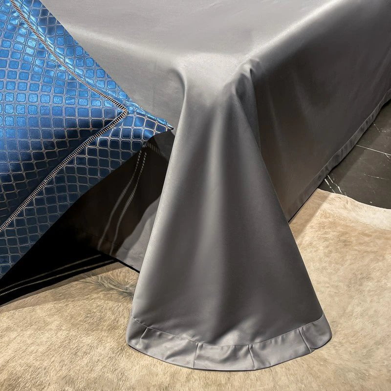 Royale Diamond påskkakset - Egyptisk bombull | Premium egyptisk bombull - Deep Blue Shade - Lyxig och för ultimat komfort