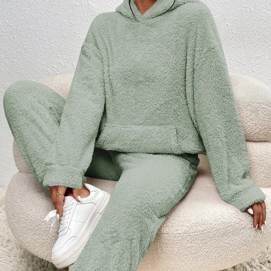 Teddy Hooded Housesuit 724 | Ultra-Comfortable Housesuit - Soft & Warm for Home - Essential