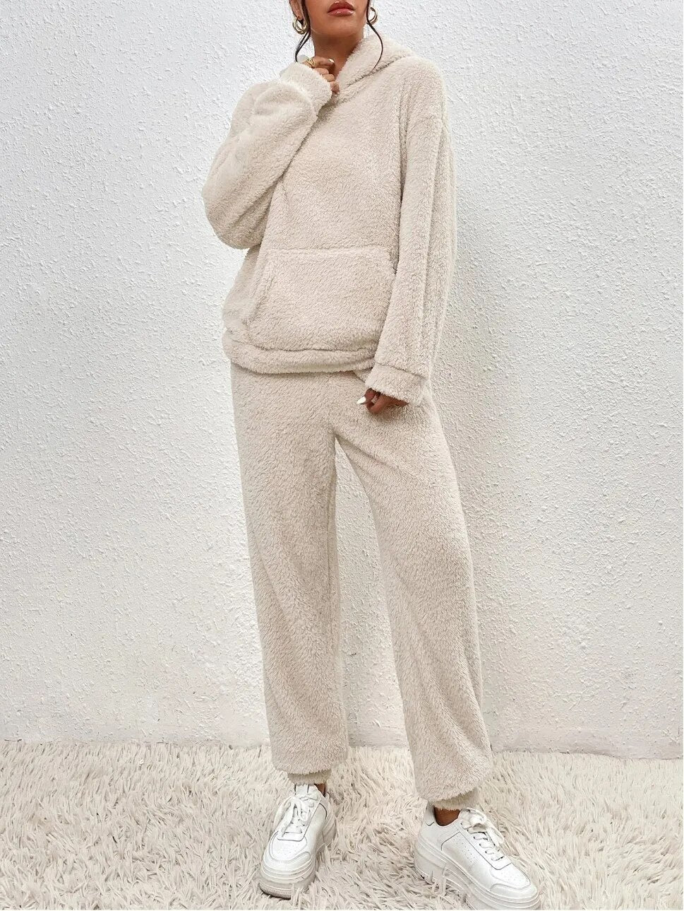 Teddy Hooded Housesuit 724 | Ultra-Comfortable Housesuit - Soft & Warm for Home - Essential