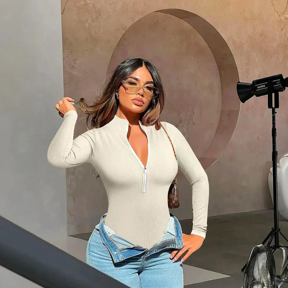 Snatched Body Långärmad Dam - Slimfit - Belle Couture - FP 19 - Essential Elegance