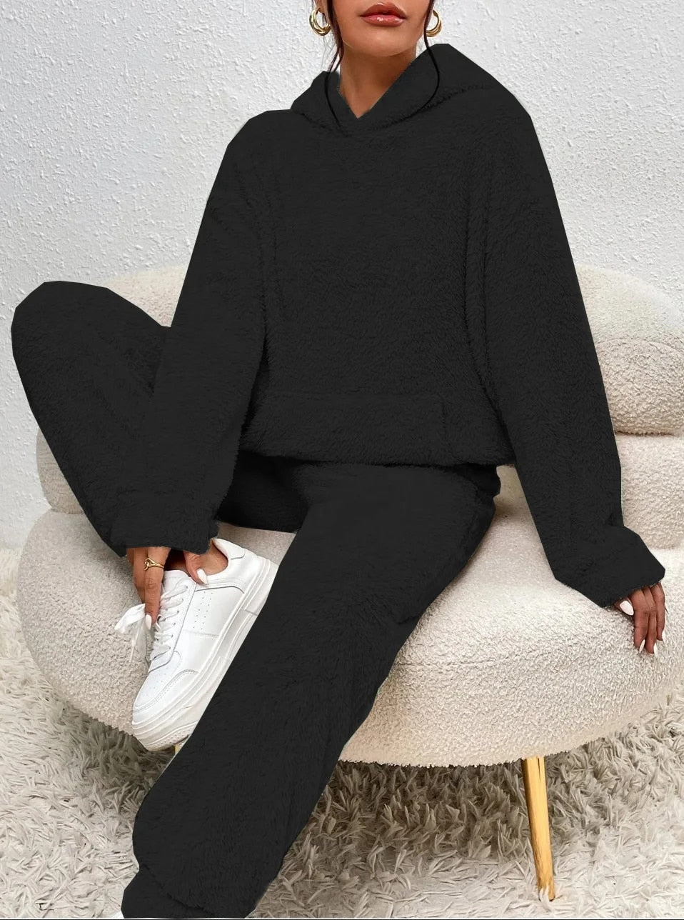 Teddy Hooded Housesuit 724 | Ultra-Comfortable Housesuit - Soft & Warm for Home - Essential