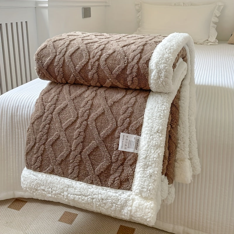 Fleece-tyg | Tjock sofffilt för höst och vinter - Lämplig för alla årstider