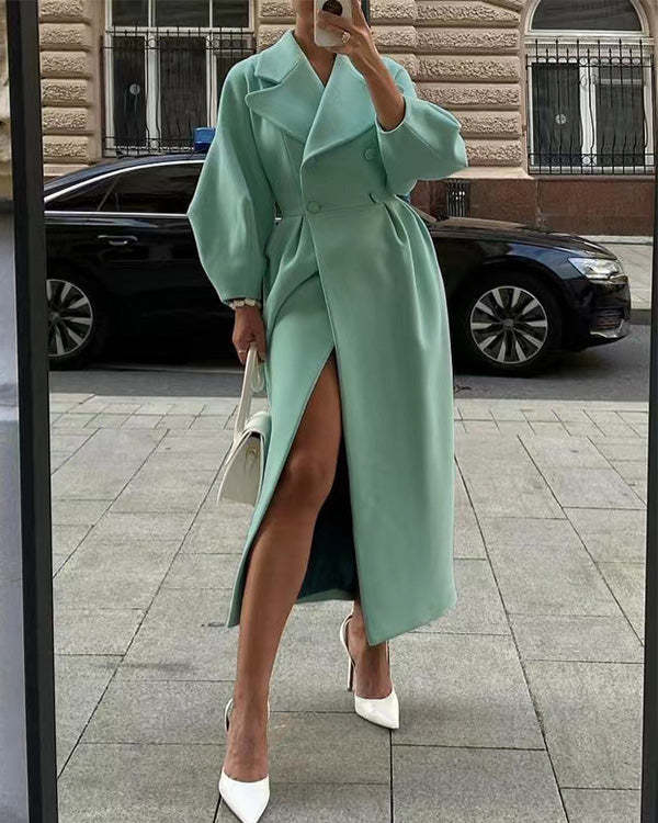 Vintage kappa med lykta ärmar | Clara - Elegant and snygg