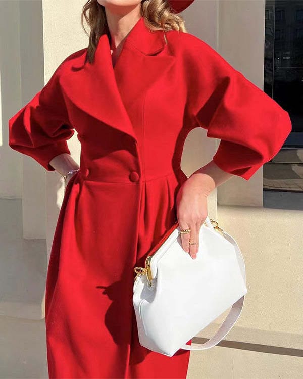 Vintage kappa med lykta ärmar | Clara - Elegant and snygg