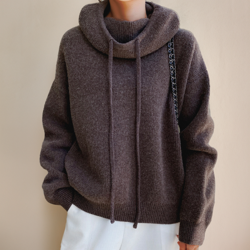 Damtröja - Merinoull - Kabelstickad - För en mysig och snygg outfit