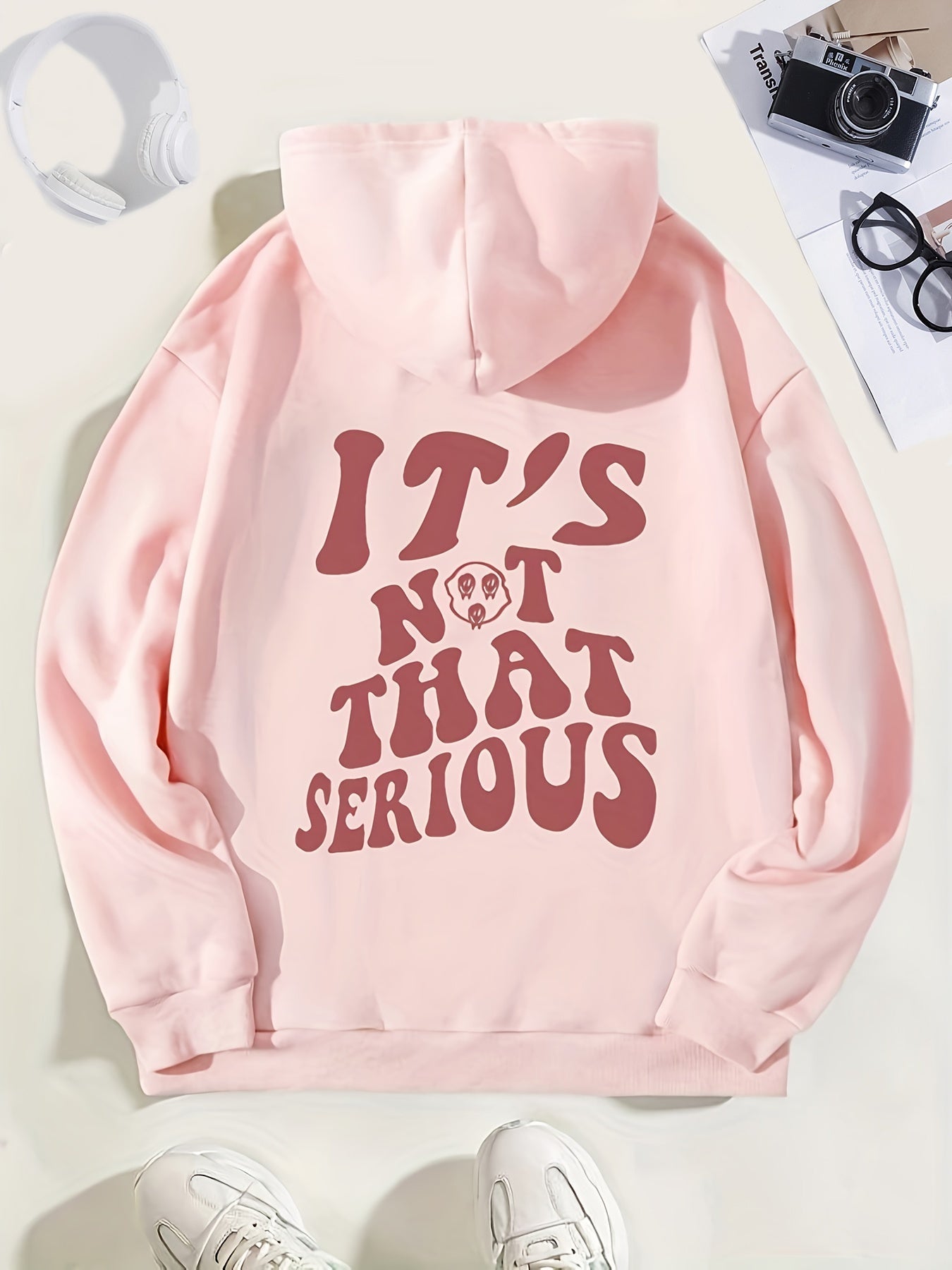 Hoodie Dam, Statement Hoodie | 100% bombull - Bekväm - Perfekt för långa dagar