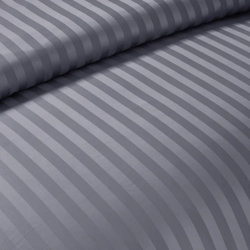 Prestige Gray Duvet Cover Set (Egyptian Cotton) | Luxury Egyptian Cotton - Deep Gray Shade - Perfect for Comfort and Style