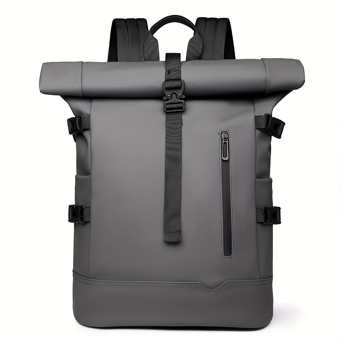 【Women's backpacks】Roll-top Backpack 2025 New Fashion Trend Large-capacity Travel Backpack Commuting Computer Bag Men